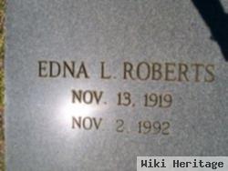 Edna L Roberts