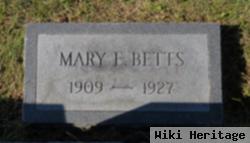 Mary Elizabeth Betts