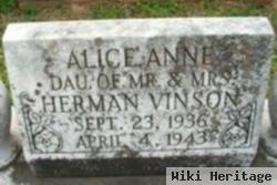 Alice Anne Vinson