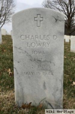 Charles D Lowry