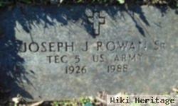 Joseph J Rowan, Sr