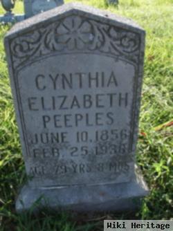 Cynthia Elizabeth Heflin Peeples