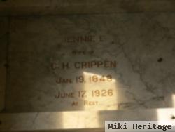 Jennie E Crippen