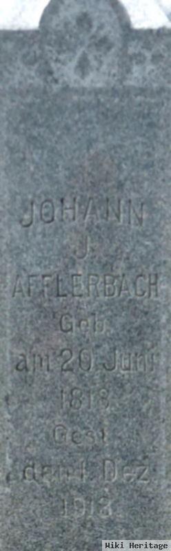 Johann Jost "john" Afflerbach