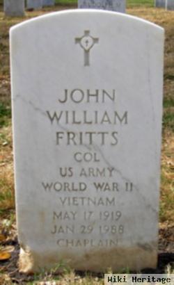 Col John William Fritts