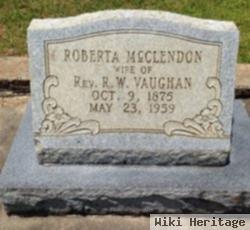 Roberta Pearl Mcclendon Vaughan