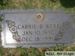 Carrie B Webb