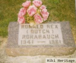 Ronald Rex "dutch" Rorabaugh