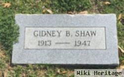 Gidney B Shaw