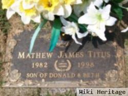 Matthew James Titus