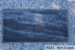 Alma Gussie Fulfer Simpson