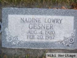Nadine Lowry Gesner