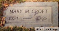 Mary M Croft