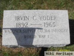 Irvin C Yoder