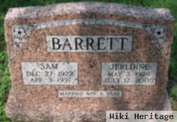 Winifred Samuel "sam" Barrett