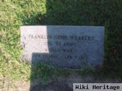 Franklin Gene Weakley