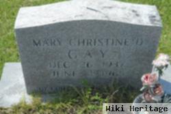 Mary Christine D. Gay