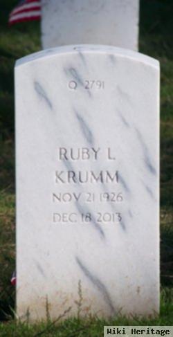 Ruby L Krumm