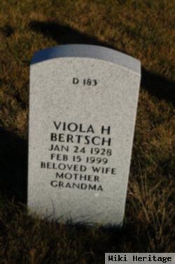 Viola H Bertsch