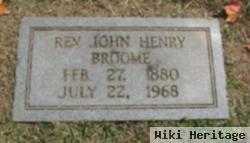 Rev John Henry Broome