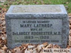 Mary Lathrop Rochester