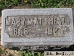 Mary Upleger Matthews