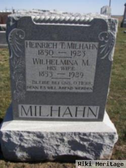 Wilhelmina Marie Wolter Milhahn