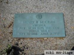 Pvt John Henry Booker Mccraw