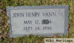 John Henry Vann, Sr