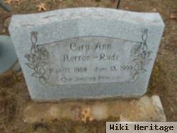 Cary Ann Herron Rude