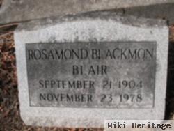 Rosamond Blackmon Blair