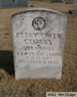 Lieut Perry Owen Corley