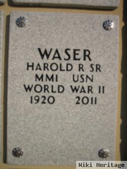 Harold Ralph Waser, Sr