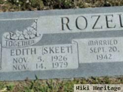 Edith Marie "skeet" Walker Rozell