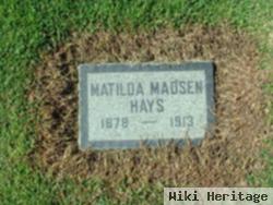 Matilda A. "tillie" Madsen Hays