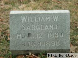 William W Sargent