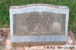 Jefferson H Robinson