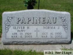 Oliver H "pappy" Papineau