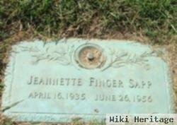 Jeannette Finger Sapp