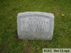 M Lieuyetta Johns Brown