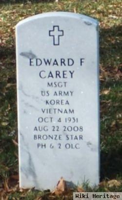 Edward F Carey