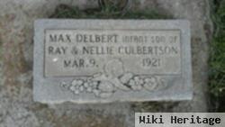 Max Delbert Culbertson