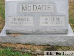 Alice M. Mcdade