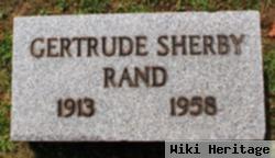 Gertrude Sherby Rand