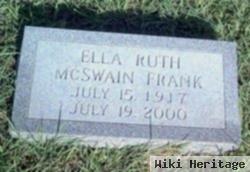 Ella Ruth Mcswain Frank