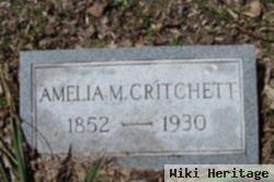 Amelia M. Moor Critchett