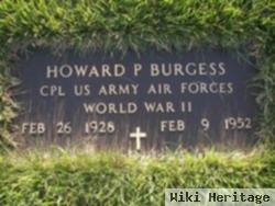 Corp Howard P Burgess
