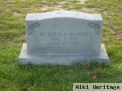 Mildred Olivia Parker Baxley