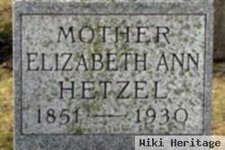 Elizabeth Ann Hetzel