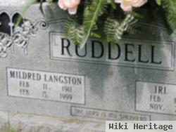 Mildred Carrie Langston Ruddell